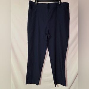 Alfred Dunner Navy Pull-On Leggings